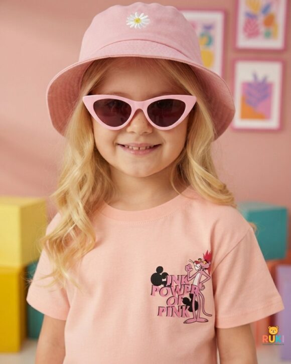 Kız Çocuk The Ower Of Pınk T-Shirt Şort Takım
